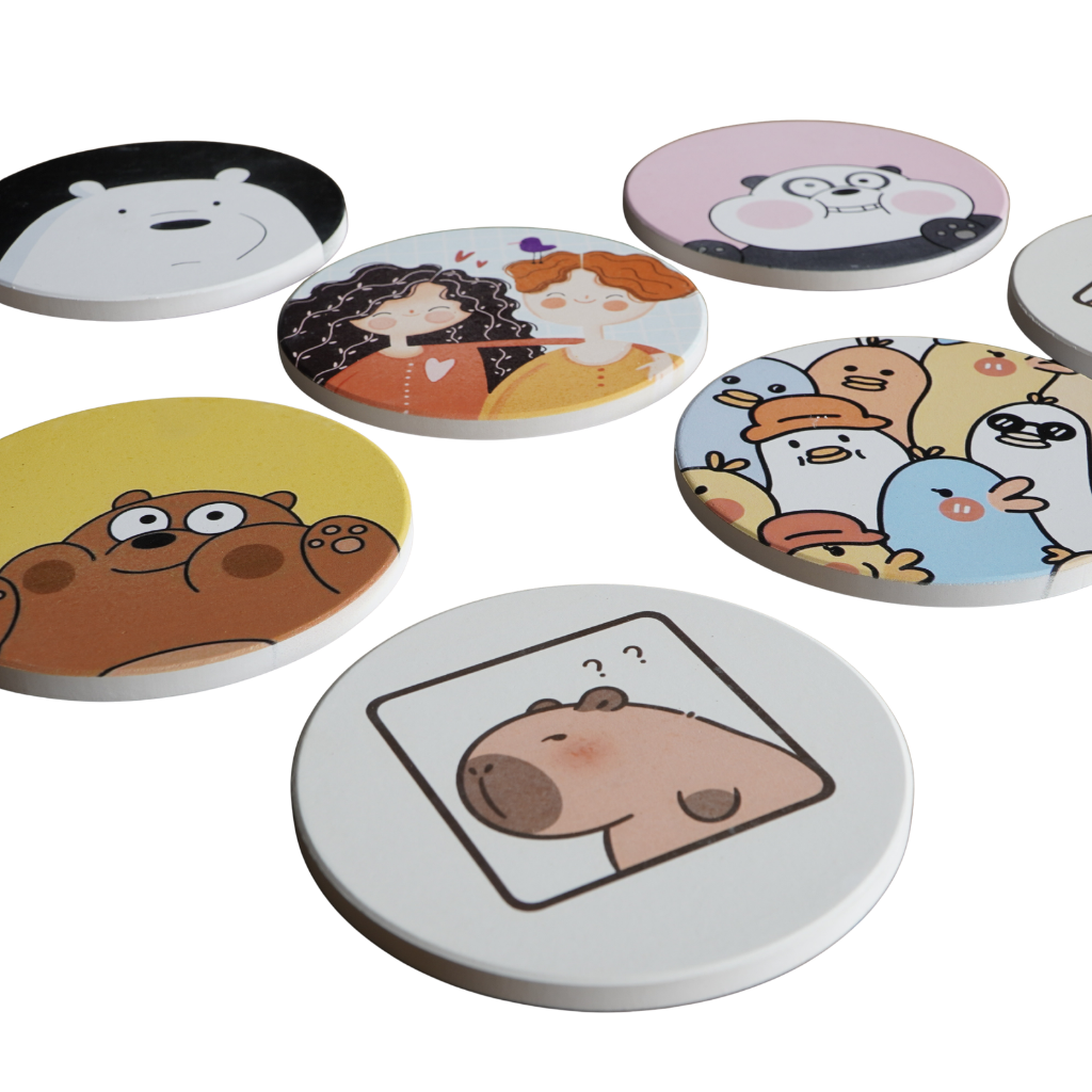 Đế Lót Ly Bằng Sứ