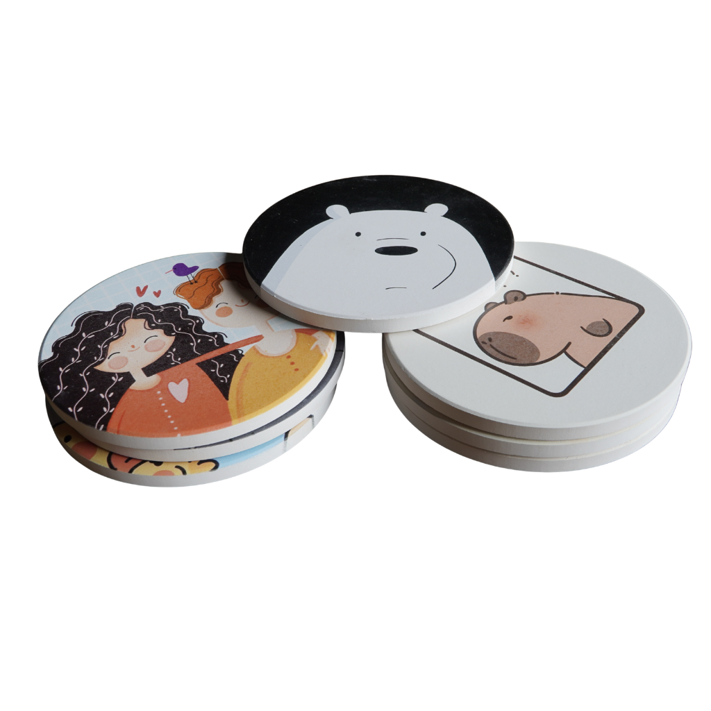 Đế Lót Ly Bằng Sứ