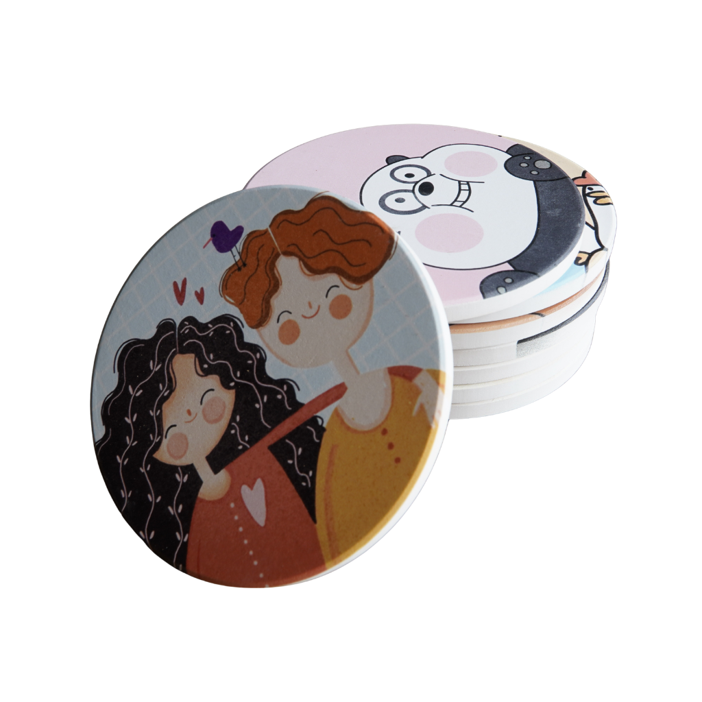 Đế Lót Ly Bằng Sứ