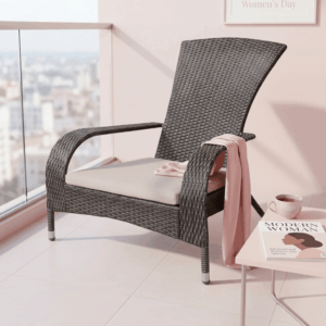 Ghế Mây Nhựa Imperial - Thiết kế công thái học, khung sắt sơn tĩnh điện.