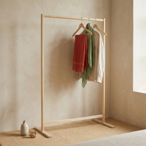 Giá treo quần áo gỗ thông