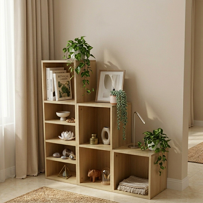 Kệ Tổ Ong Đa Năng Có Ngăn - 1,2,3 Tầng - Kệ Tủ Đầu Giường 3 Kệ Tổ Ong Đa Năng Có Ngăn - 1,2,3 Tầng - Kệ Tủ Đầu Giường