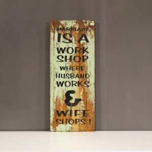 Tranh Pallet Work Shop WOO-007