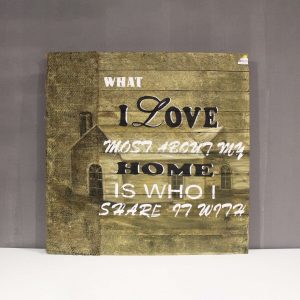 Tranh Pallet What I Love WOO-019