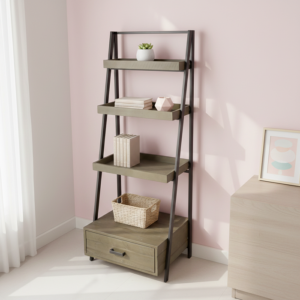 Giá sách 4 tầng gỗ keo