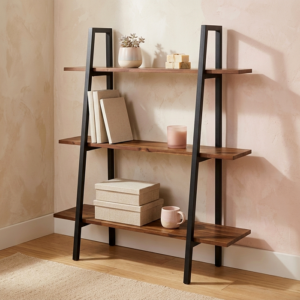 Giá sách gỗ nguyên khối Vejle Etagere