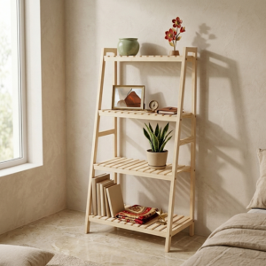 Kệ gỗ chữ A 4 tầng gỗ thông