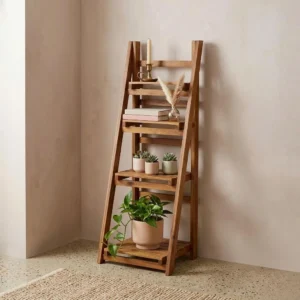 Kệ chữ A gỗ tràm Caley - màu nâu