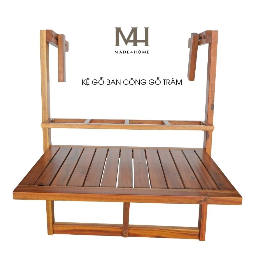 Bàn Gỗ Tràm Treo Ban Công