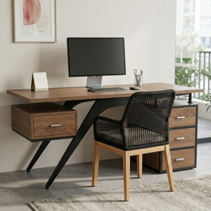 Bàn làm việc Soar gỗ MDF phủ Melamine chống thấm nước, chống trầy Made4Home