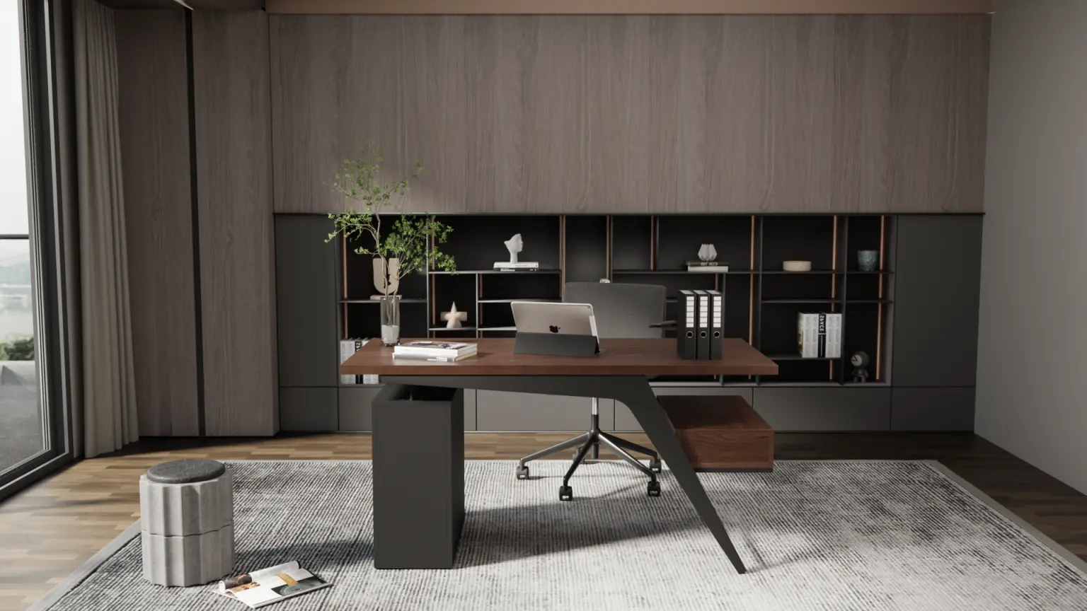 Bàn làm việc Soar- Gỗ MDF cao cấp chống ẩm, thiết kế hiện đại