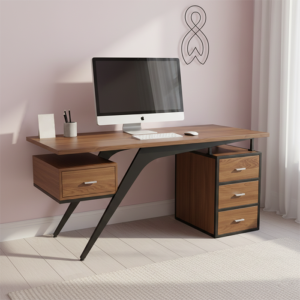 Bàn làm việc Soar gỗ MDF phủ Melamine chống thấm nước, chống trầy Made4Home