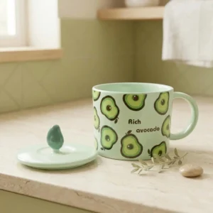 Ly Cốc Sứ Sunny - Xanh lá