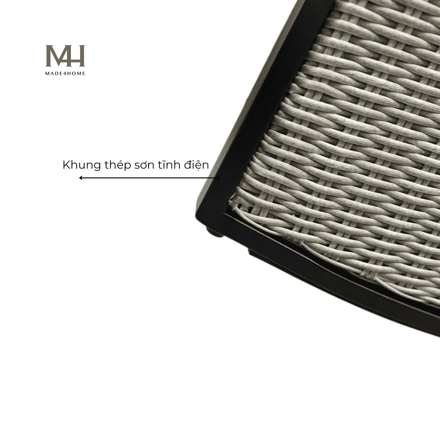 Bộ bàn ghế ngoài trời mây nhựa Made4Home