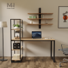Bàn Làm Việc Lymon – Gỗ MDF - Chân Sắt Sơn Tĩnh Điện