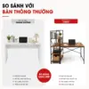 Bàn Làm Việc Lymon – Gỗ MDF - Chân Sắt Sơn Tĩnh Điện 29 Bàn Làm Việc Lymon – Gỗ MDF - Chân Sắt Sơn Tĩnh Điện