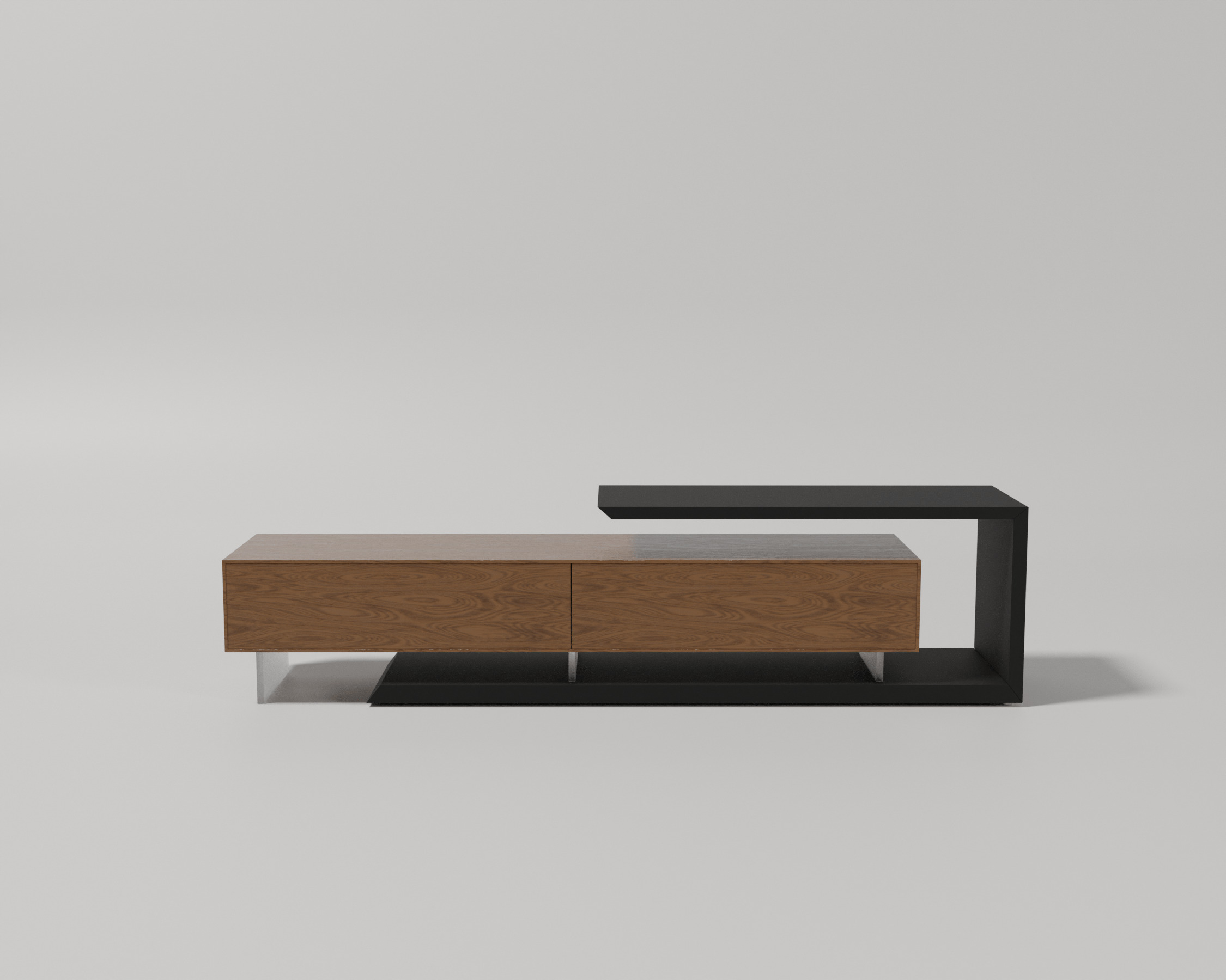 Kệ tivi hiện đại NOCTURNE – Gỗ MDF phủ veneer sồi chống trầy