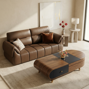 Home 93 Sofa da Petitt 1m8 – Thiết kế nhỏ gọn, chất liệu bền đẹp cho không gian sống hiện đại | M4H