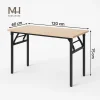 Bàn Làm Việc Gấp Gọn Bruno 120x60 – Có 2 màu Thiết Kế Tiện Lợi, Chân Sắt Chắc Chắn, Mặt Gỗ MDF Cao Cấp 16 Bàn Làm Việc Gấp Gọn Bruno 120x60