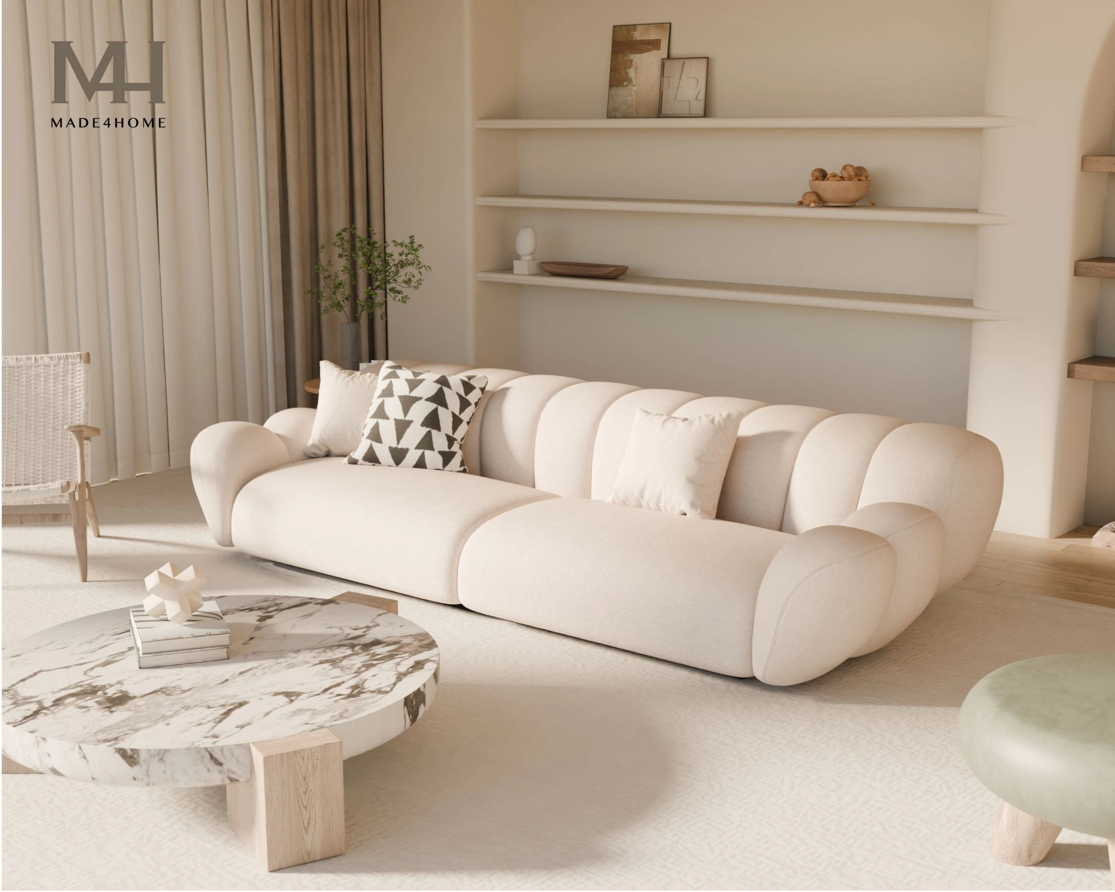 Sofa Cosyne – Sofa vải nhung bền đẹp, form dáng hiện đại, khung gỗ chắc chắn 17 Sofa Cosyne – Sofa vải nhung bền đẹp, form dáng hiện đại, khung gỗ chắc chắn