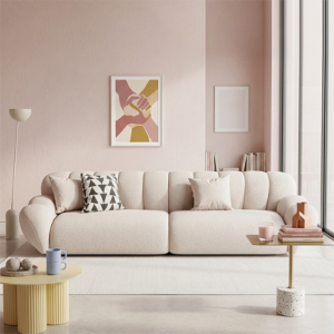 Sofa Cosyne – Sofa vải nhung bền đẹp, form dáng hiện đại, khung gỗ chắc chắn