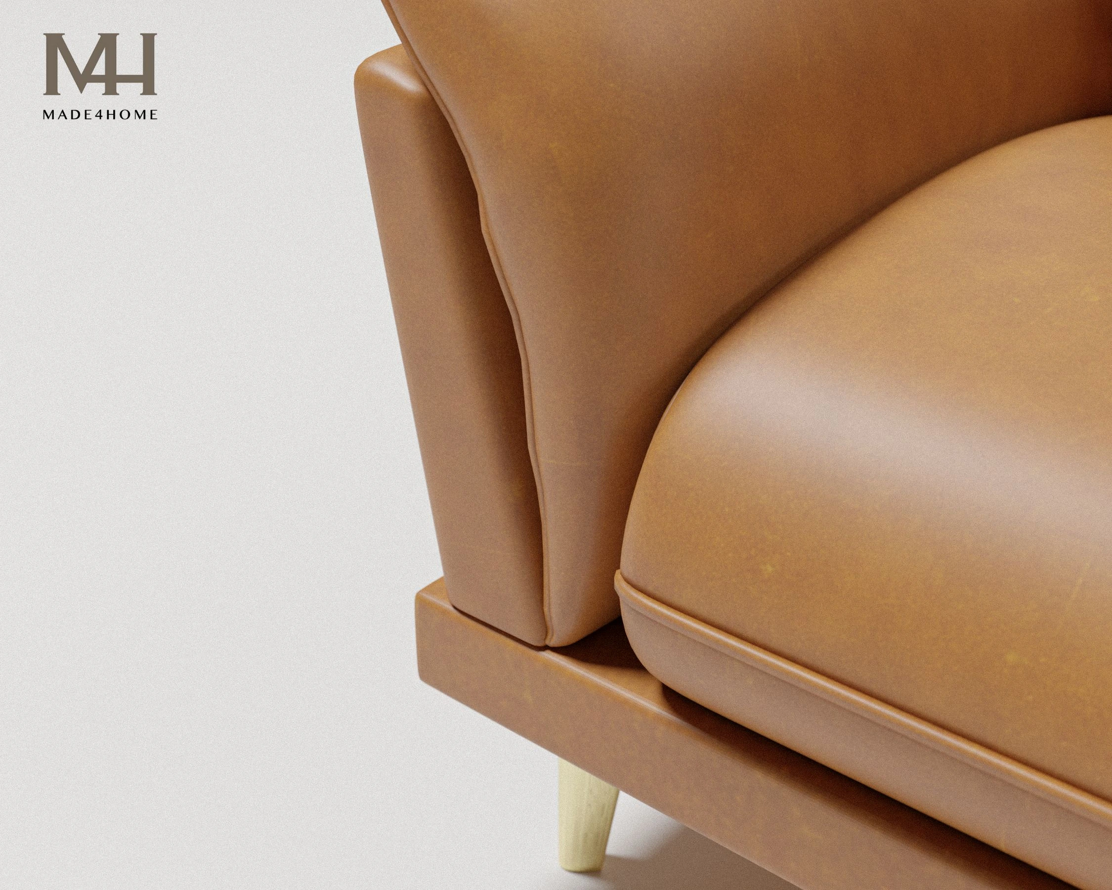 Sofa Somiya – Sofa giả da cao cấp khung gỗ tự nhiên phong cách hiện đại