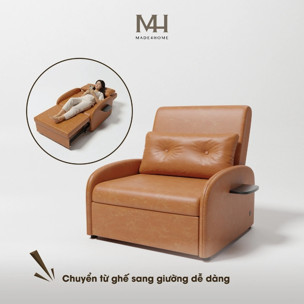 Sofa Giường Đa Năng EBern – Gọn Nhẹ, Tiện Ích, Sống Thoải Mái Mỗi Ngày