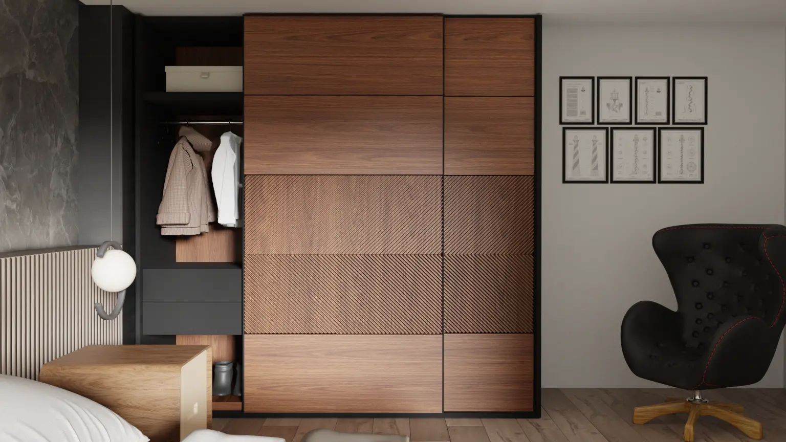 Tủ quần áo Lumiére Wardrobe 14 Tủ quần áo Lumiére Wardrobe