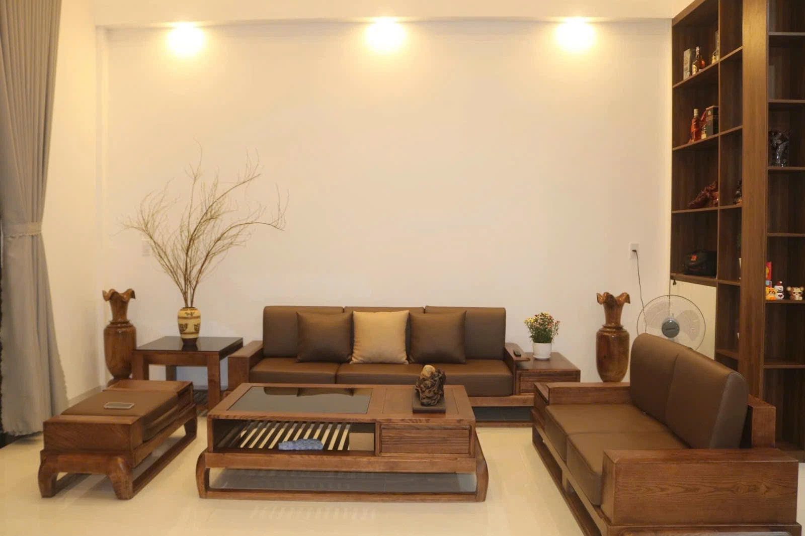 Bàn ghế gỗ óc chó