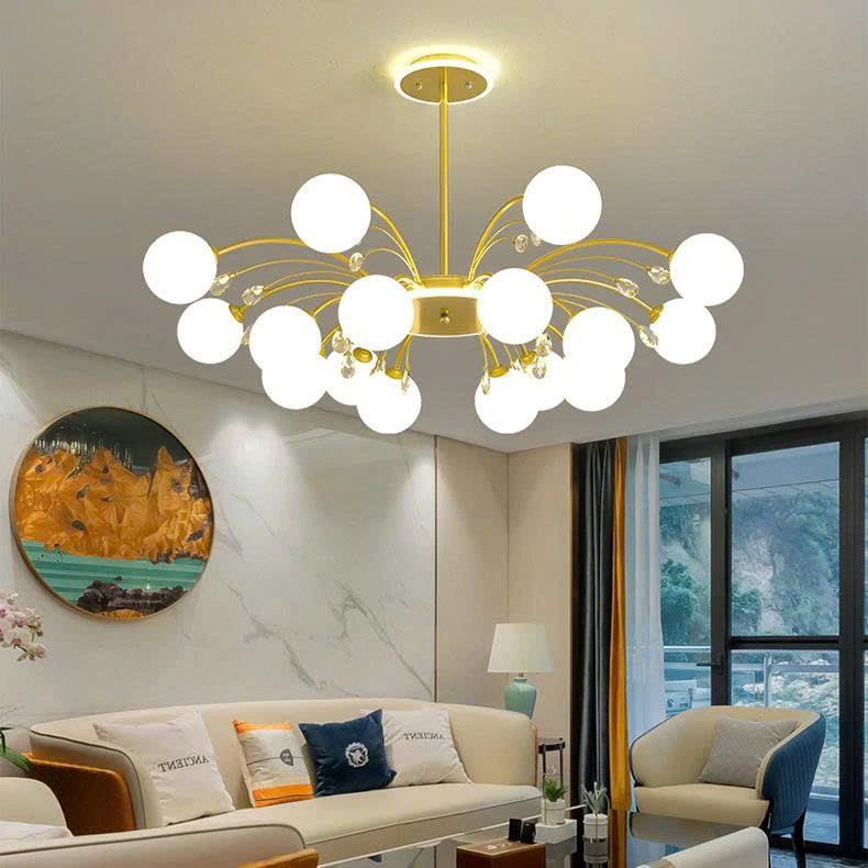 Đèn thả phòng khách sang trọng