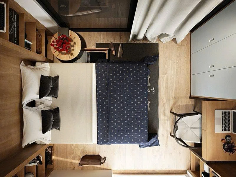 Bố trí nội thất chật hẹp