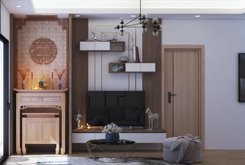 Kệ bàn thờ – Giá trị thẩm mỹ và tâm linh