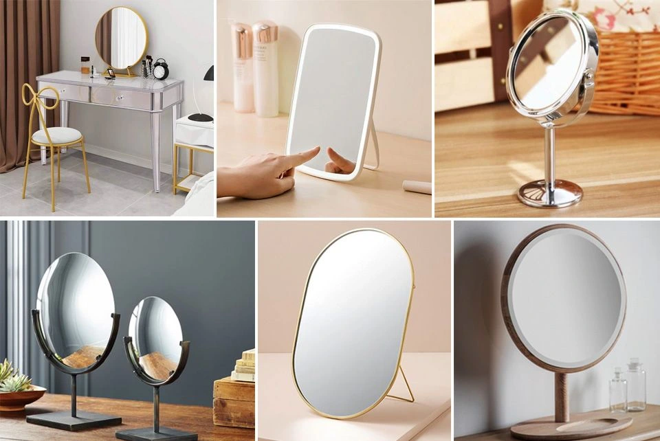 Gương bàn trang điểm với nhiều kiểu dáng khác nhau