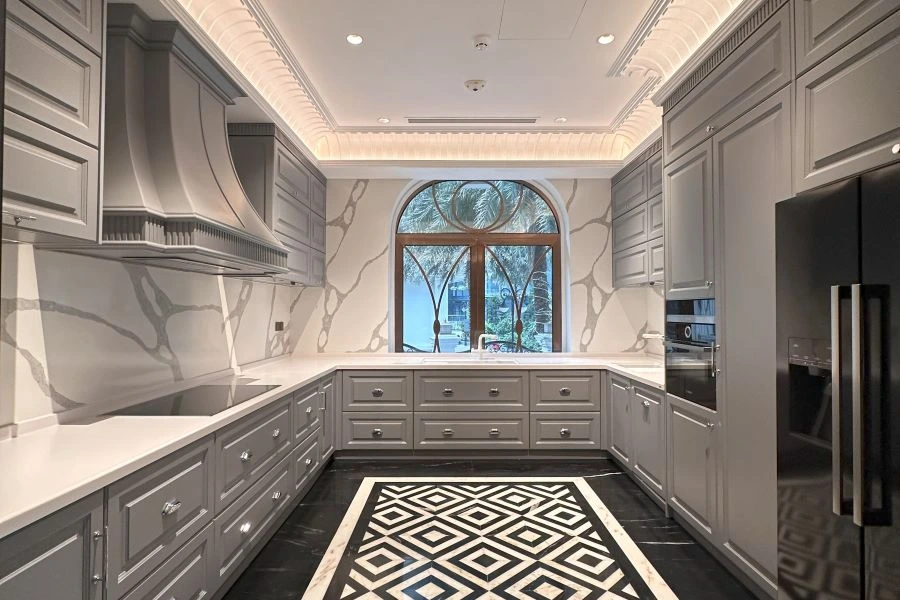 Đá ốp bếp cổ điển