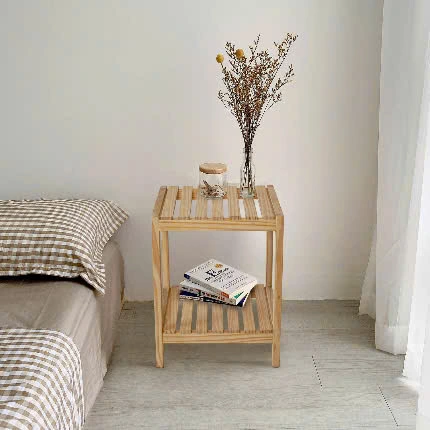 Kệ gỗ 2 tầng Made4Home giúp tối ưu không gian giữ đồ gọn gàng và sạch sẽ.