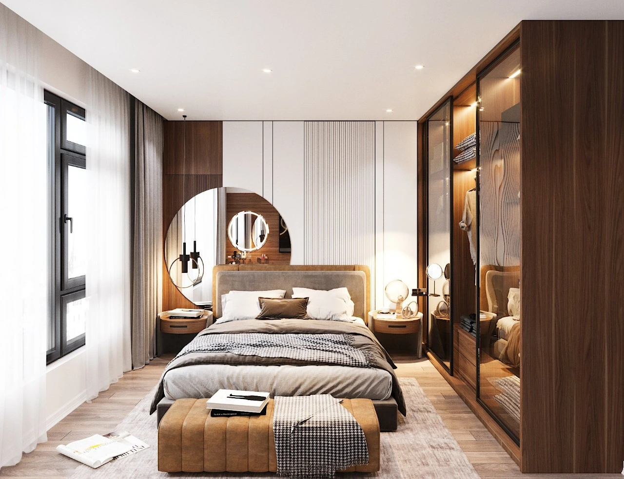 Phòng ngủ Melamine sang trọng