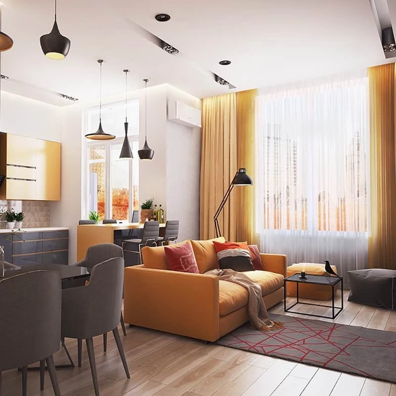 Bố trí phòng khách theo ngũ hành