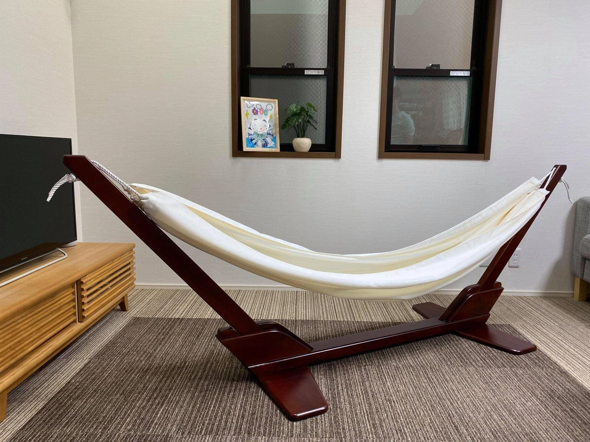 Võng gỗ xếp thông minh