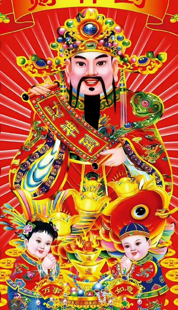 Ảnh Ông Thần Tài đẹp để thờ cúng