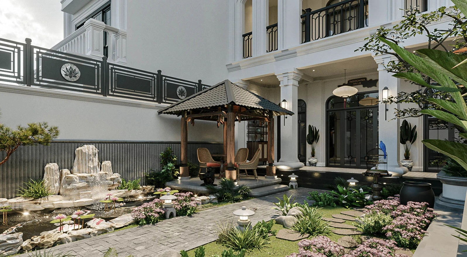 Không gian sân vườn và ban công