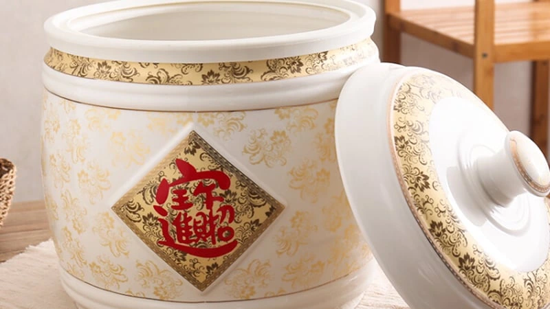 Hủ đựng gạo phong thủy