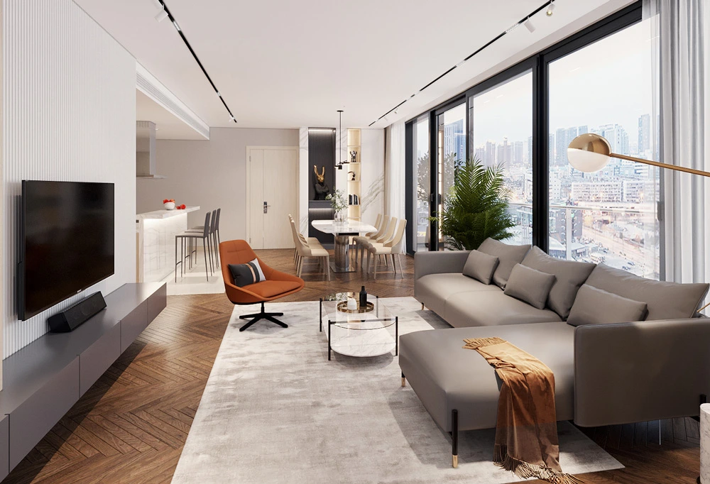 Decor phòng với phong cách phối màu nội thất đẹp, sang trọng