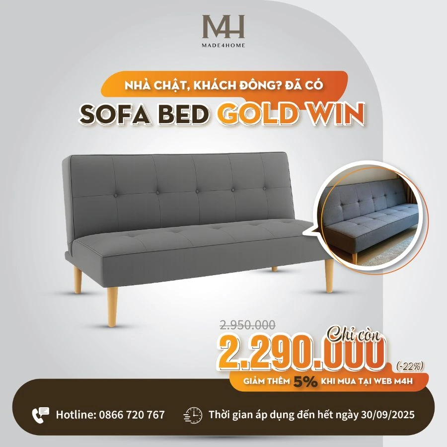 Sofa bed Godwin – Thiết kế gập mở linh hoạt
