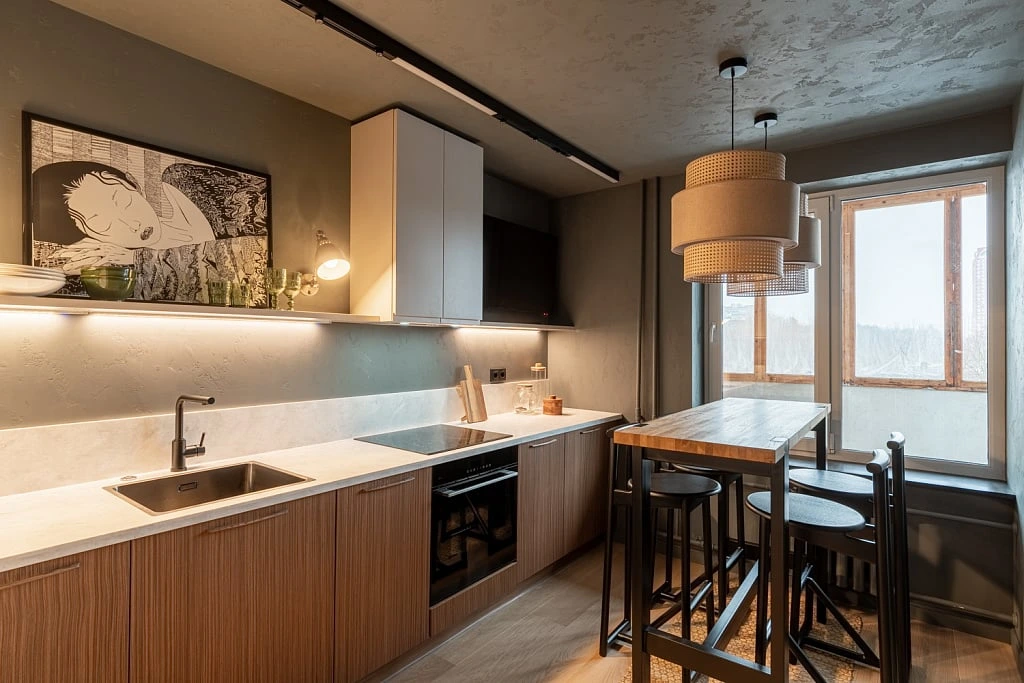 Phòng bếp theo phong cách Japandi