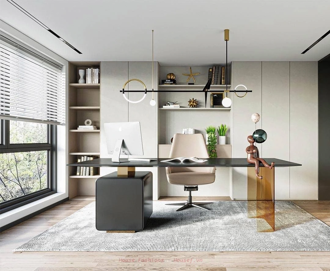 Phong Cách Thiết Kế Nội Thất Phòng Làm Việc Hiện Đại Phổ Biến