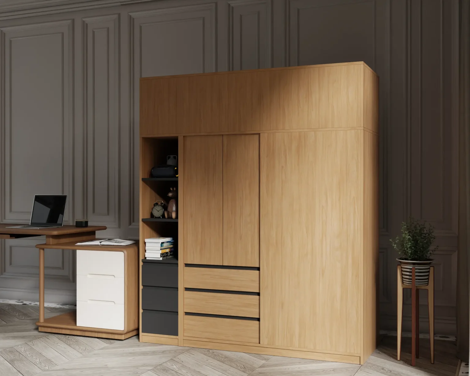 Tủ Quần Áo AristoWard – Sang Trọng Và Tinh Tế