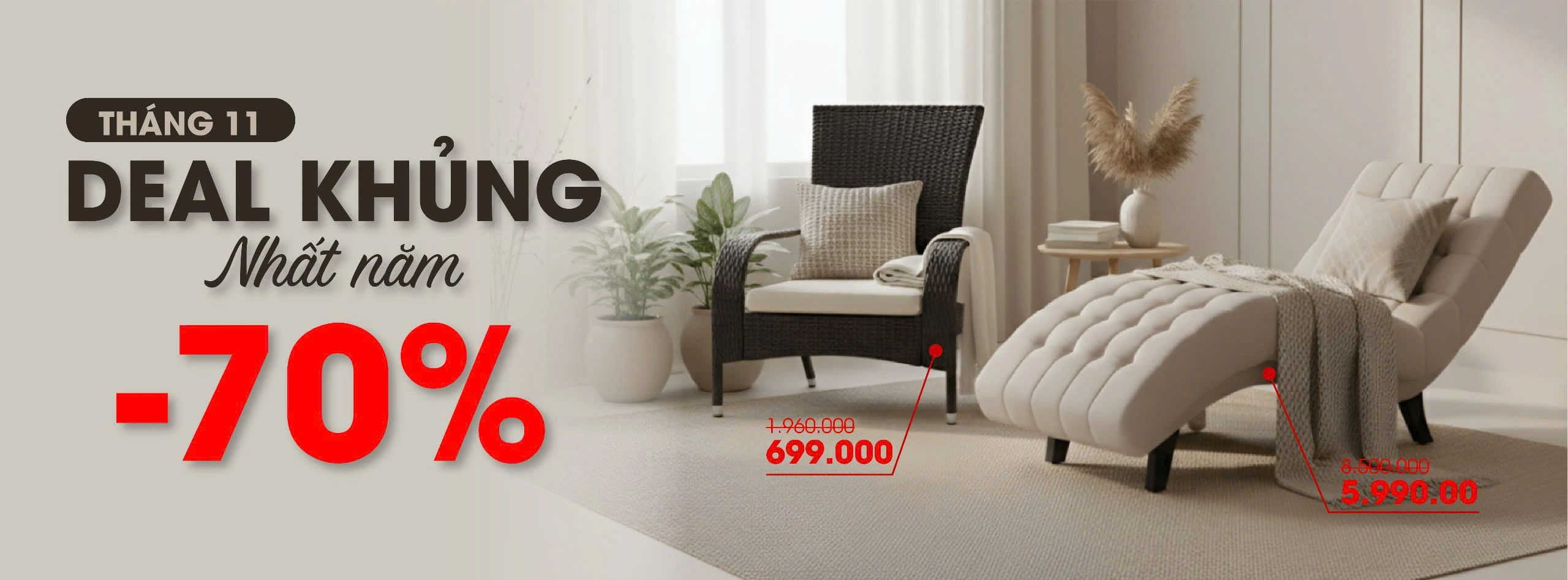 Nội Thất Giảm Giá - Ưu Đãi Lớn Tại Made4Home, Mua Sắm Ngay!