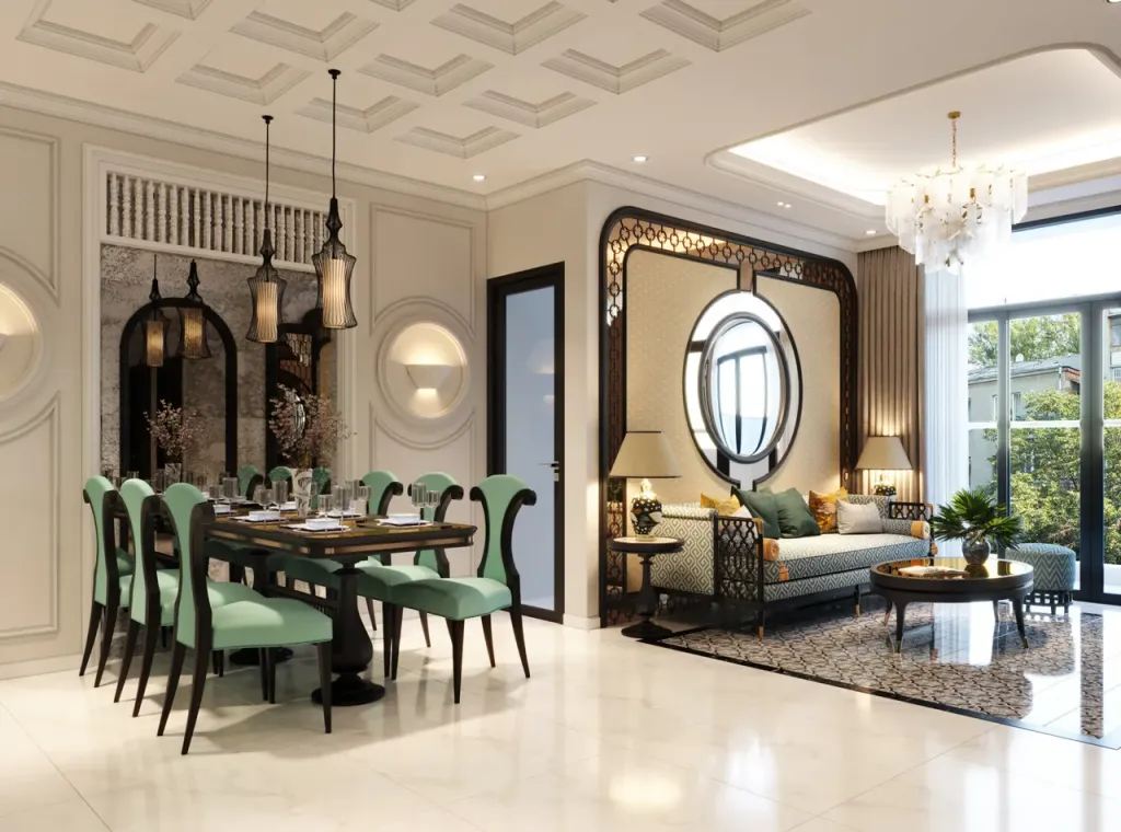 Phong cách nội thất Indochine hiện đại