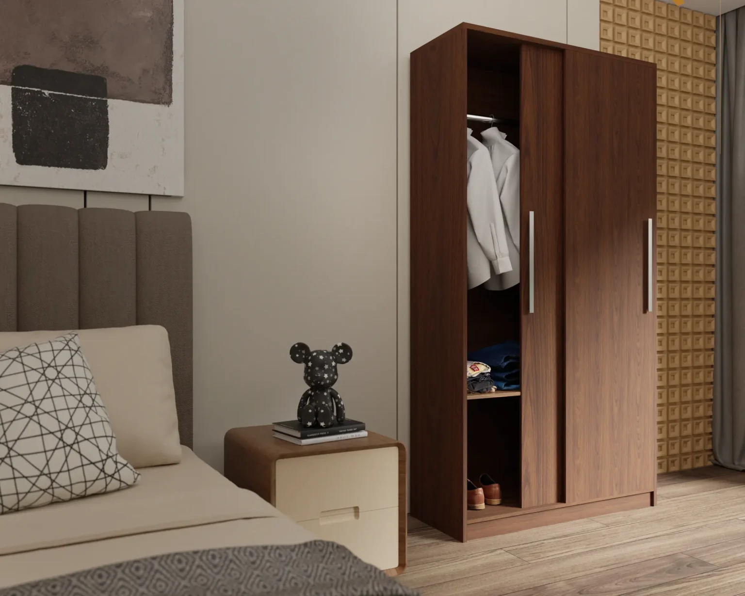 Tủ quần áo Velora MDF chống ẩm