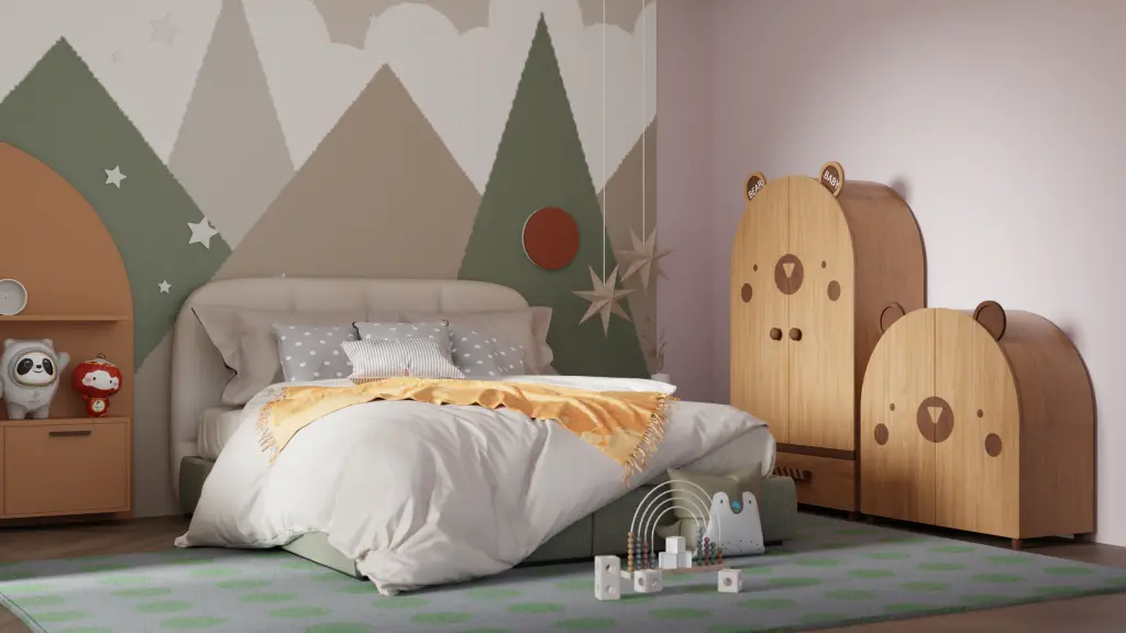 Tủ quần áo trẻ em Teddy Luxe M4H